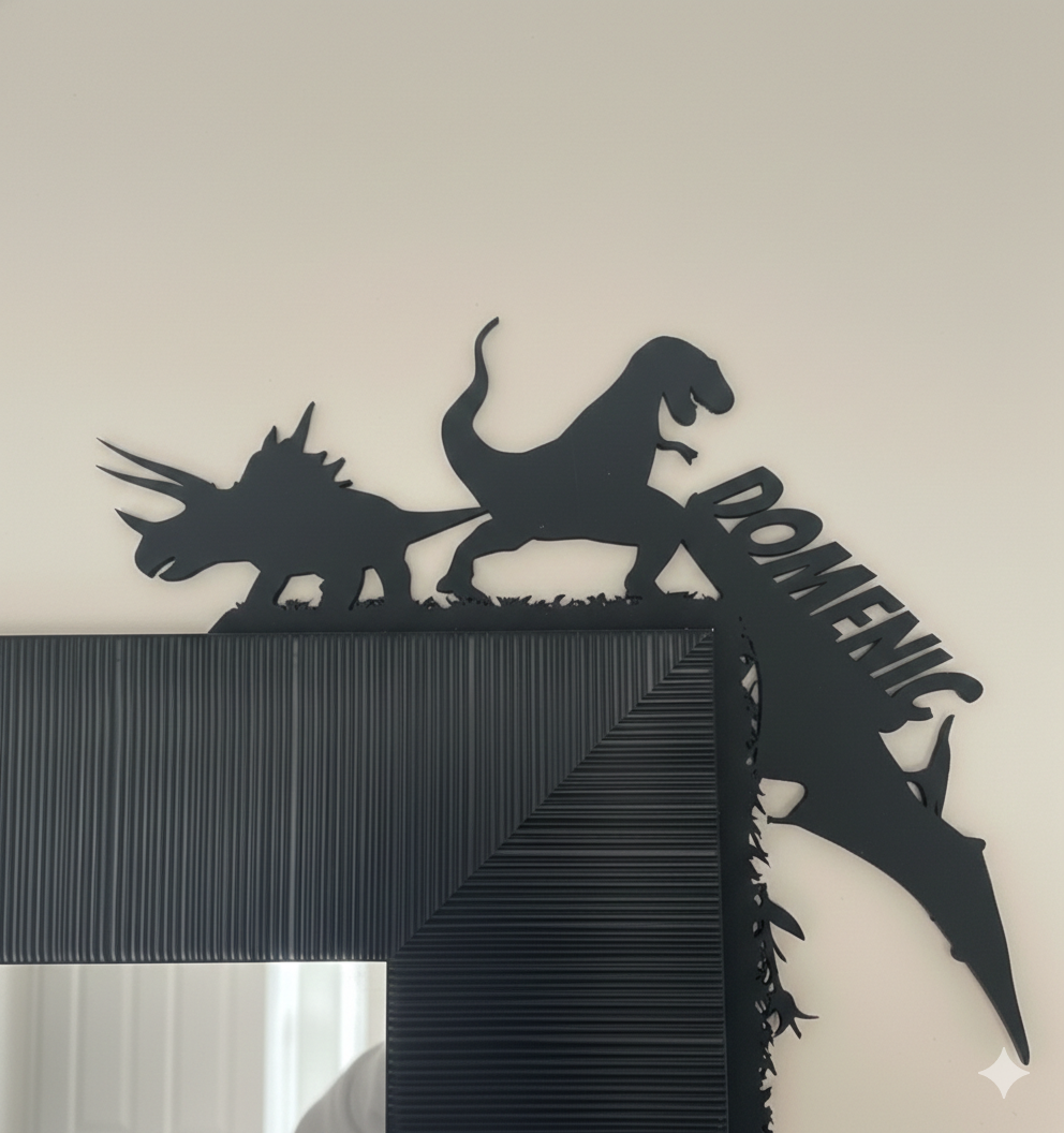 Personalized Dinosaur Over-the-Door Name Sign