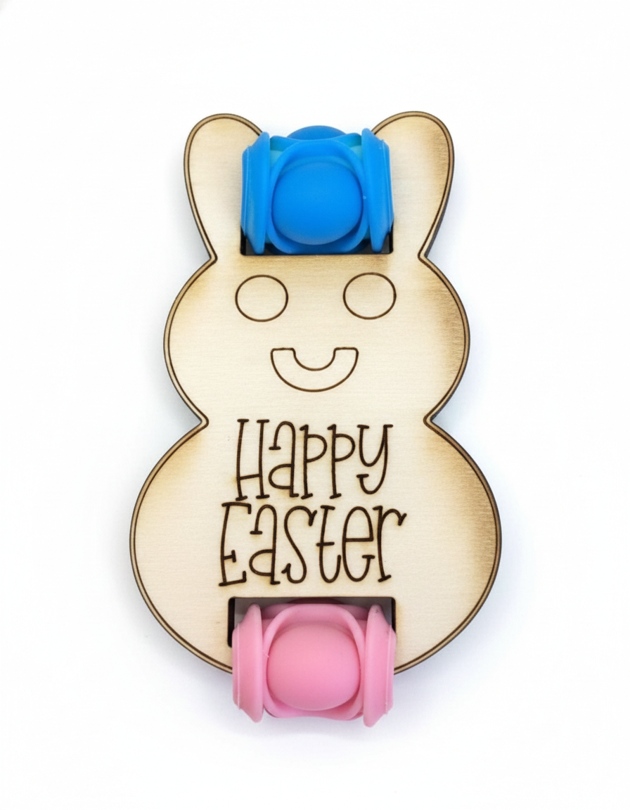 Interactive Wooden Easter "Pop-It" Tokens