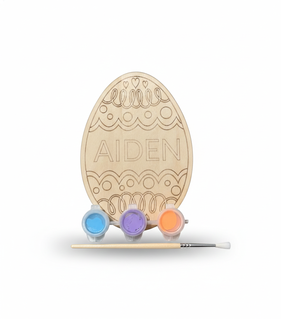 Personalized "Paint-Your-Own" Easter Egg Kit